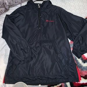 Black Champion Windbreaker/Jacket